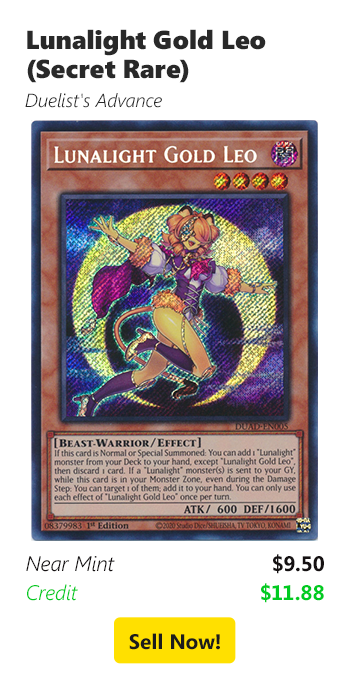 050426 - Lunalight Gold Leo (Secret Rare)!