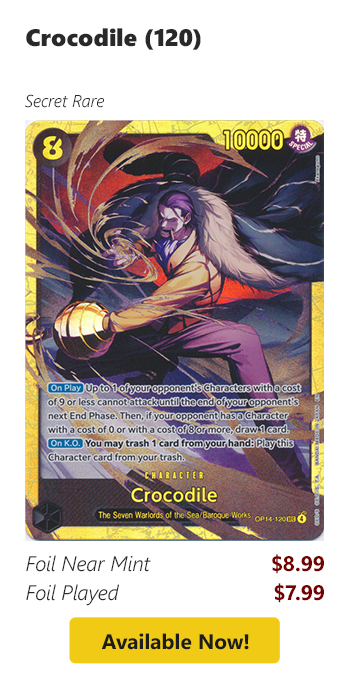 Crocodile (120) is available for as low as $7.99 today!