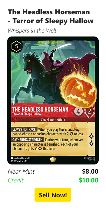 Sell us your The Headless Horseman - Terror of Sleepy Hallow for $8 today!