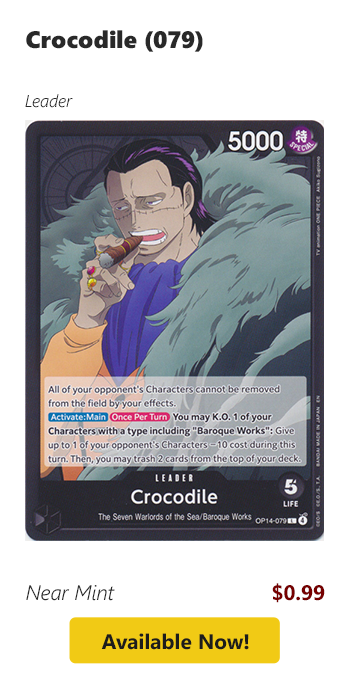 Crocodile (079) is available for $0.99 today!