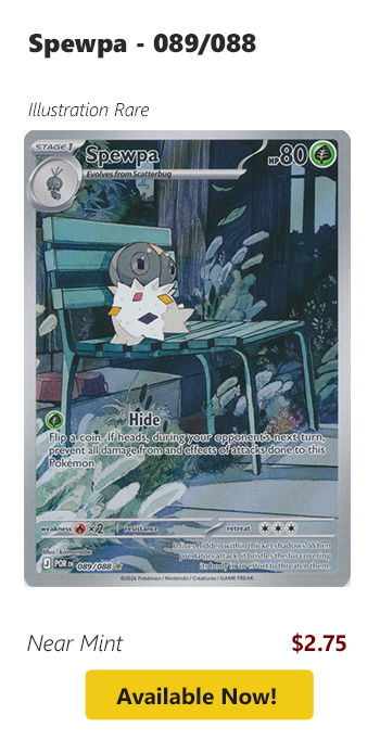 Spewpa - 089/088 is available for $2.75 today!