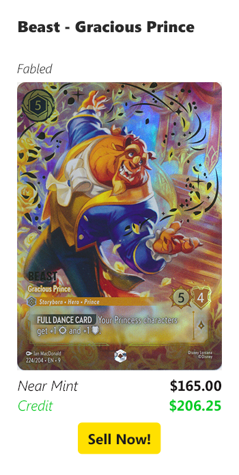 Sell your Beast - Gracious Prince for $165 troday!