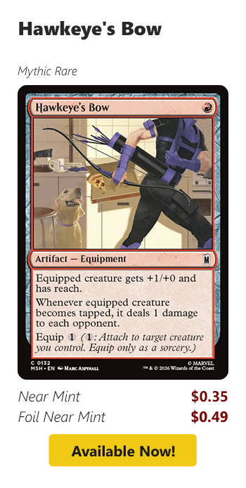  Hawkeye's Bow is available for as low as $0.35!