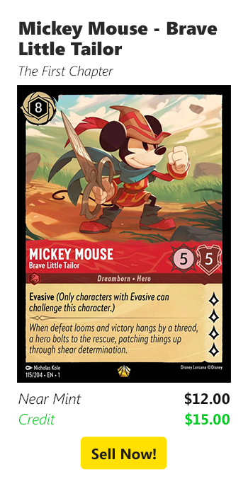 Sell your Mickey Mouse - Brave Little Tailor for $12 today!