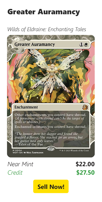 Sell your Greater Auramancy for $22 today!