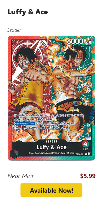 Luffy & Ace is available for $5.99 today!
