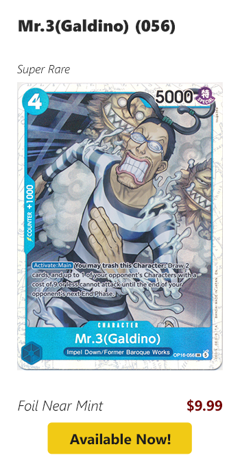 Mr.3(Galdino) (056) is available for $9.99 today!