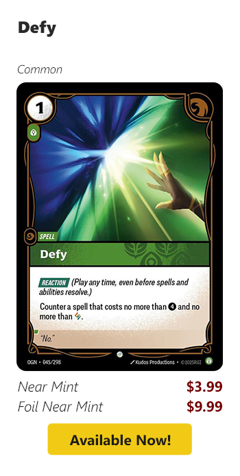 Defy is available for as low as $3.99!