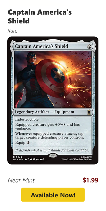 Captain America's Shield is available for $1.99!