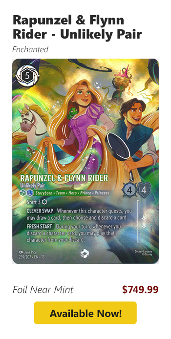 Rapunzel & Flynn Rider - Unlikely Pair are available for $749.99 today!