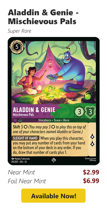 Aladdin & Genie - Mischievous Pals is available for as low as $2.99 today!