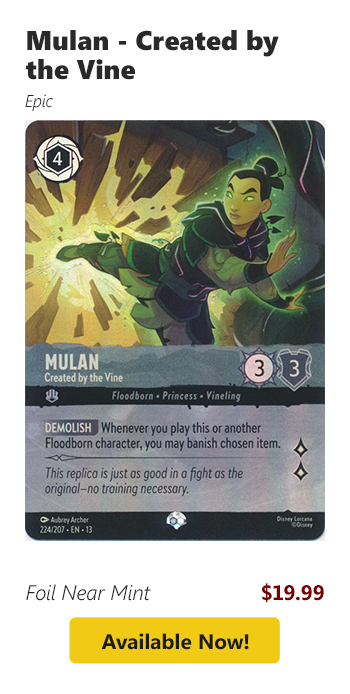 Mulan - Created by the Vine is available for $19.99 today!