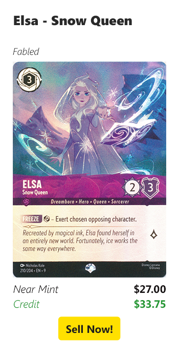 Sell your Elsa - Snow Queen for $27 today!