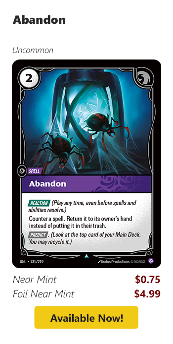Abandon is available for as low as $0.75!