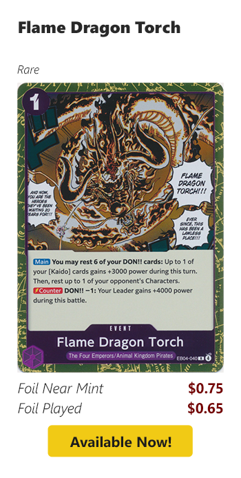 Flame Dragon Torch is available for as low as $0.65 today!