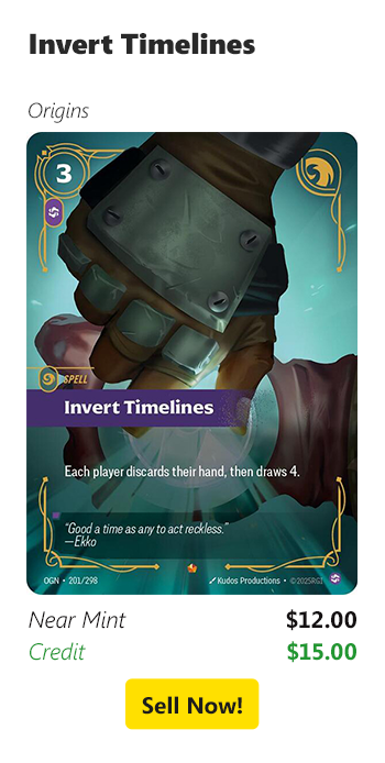 Sell your Invert Timelines for $12 today!