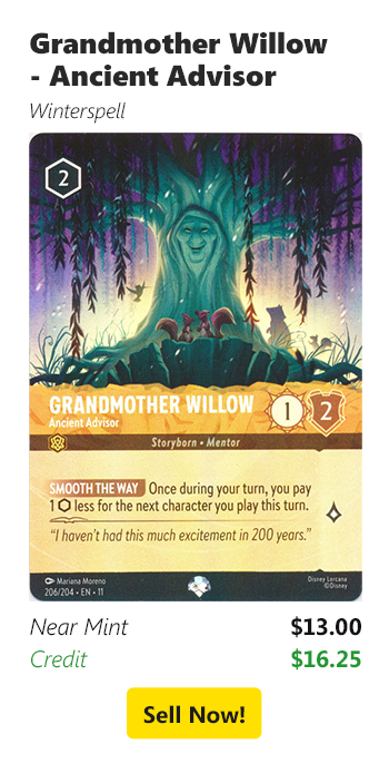 Sell your Grandmother Willow - Ancient Advisor for $13 today!