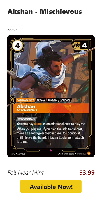 Akshan - Mischievous is available for $3.99!