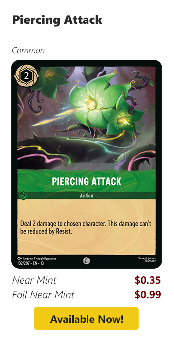 Piercing Attack is available for as low as $0.35 today!