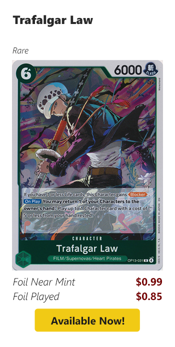 Trafalgar Law is available for as low as $0.85 today!