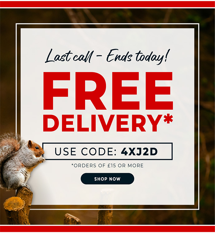 Ends midnight: FREE Delivery