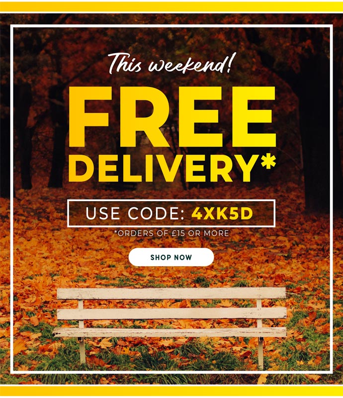 FREE DELIVERY* WITH CODE: 4XK5D