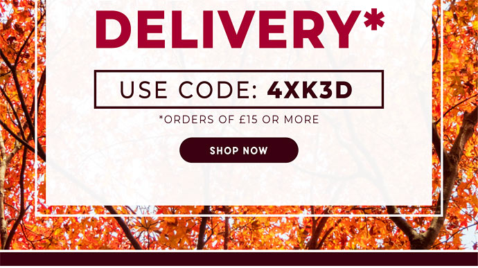 FREE DELIVERY* WITH CODE: 4XK3D