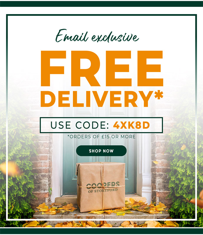 FREE DELIVERY* WITH CODE: 4XK8D