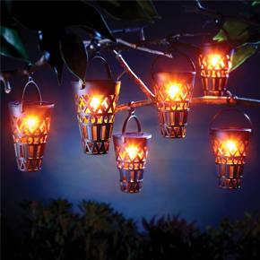 Set of 6 Cut-out Solar Lights