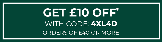 £10 OFF YOUR ORDER*