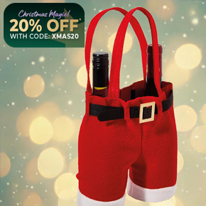 Pack of 2 Santa Bottle Holders - Buy 2 & Save £5