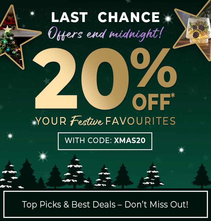 Don’t Miss Out! 20% Off Festive Favourites Ends Soon!