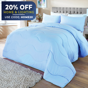 Coverless Duvet Blue