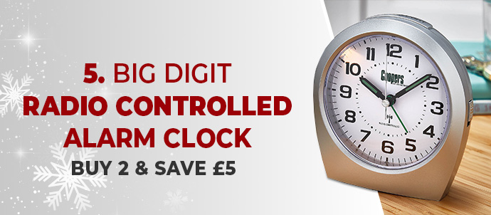 Big Digit RC Alarm Clock - Buy 2 & Save £5