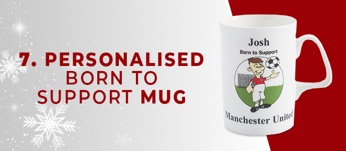 Personalised Born to Support Mug