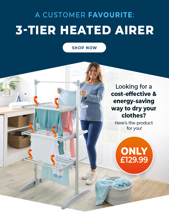 3-Tier Heated Airer