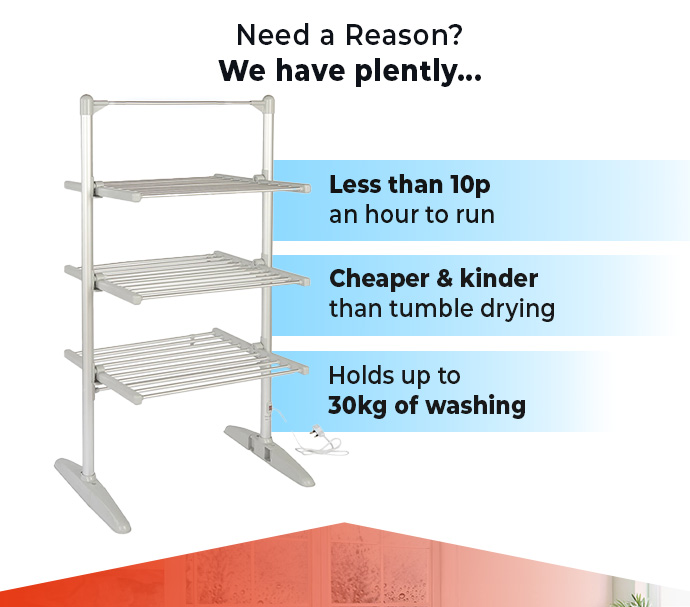 3-Tier Heated Airer