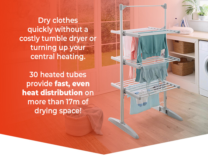 3-Tier Heated Airer