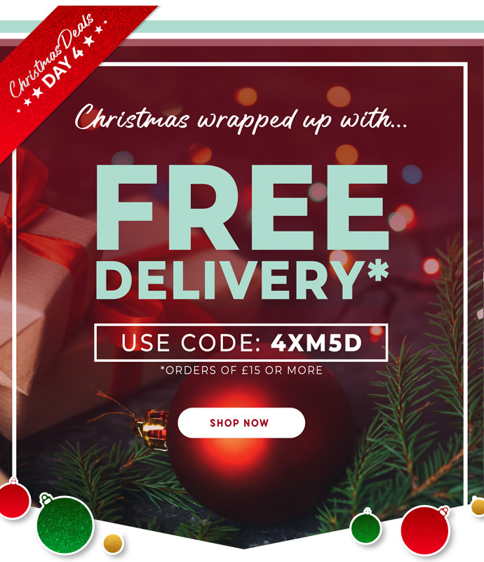 Get Christmas Wrapped Up—Free Delivery on Us