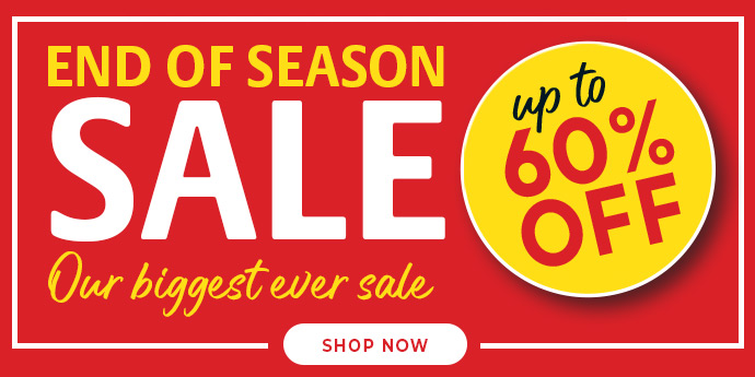 END OF SEASON SALE