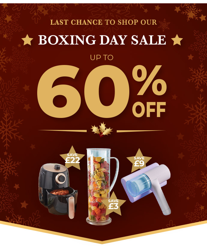 Boxing Day Savings: Up to 60% OFF – Limited Time!