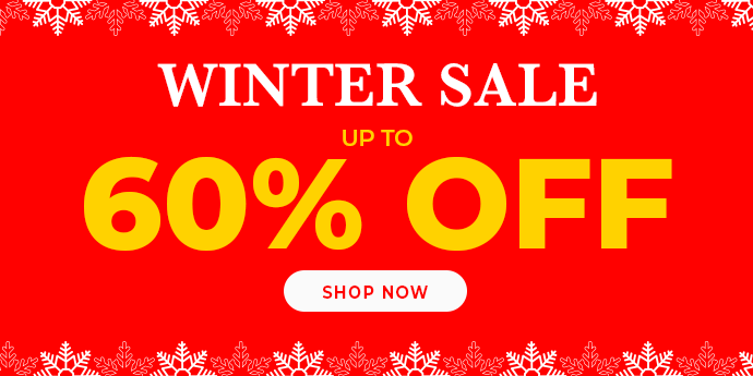 WINTER SALE - UP TO 60% OFF