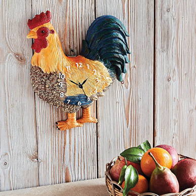 Cockerel Wall Clock