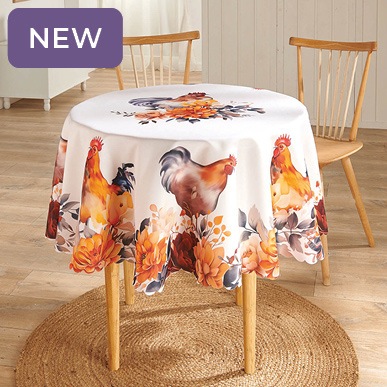  Rooster Tablecloth