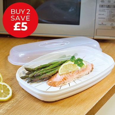 Microwave Fish Steamer - Buy 2 & Save £5