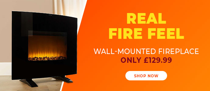 Wall-Mounted Fireplace