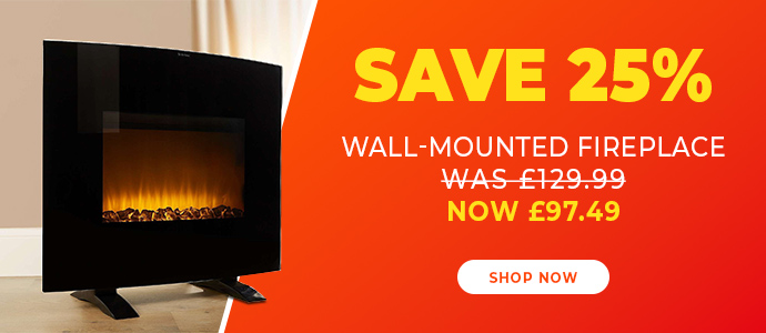 Wall-Mounted Fireplace