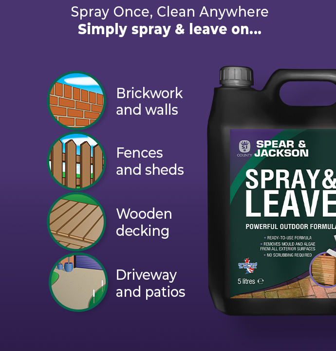 Spear & Jackson Spray and Leave 5L