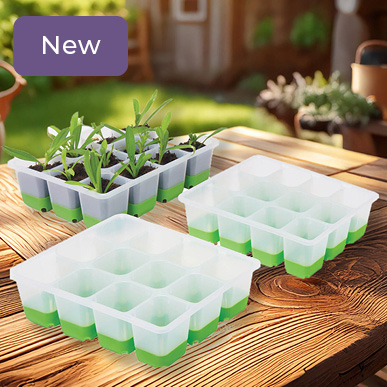 Set of 3 Pop-Out Seed Trays