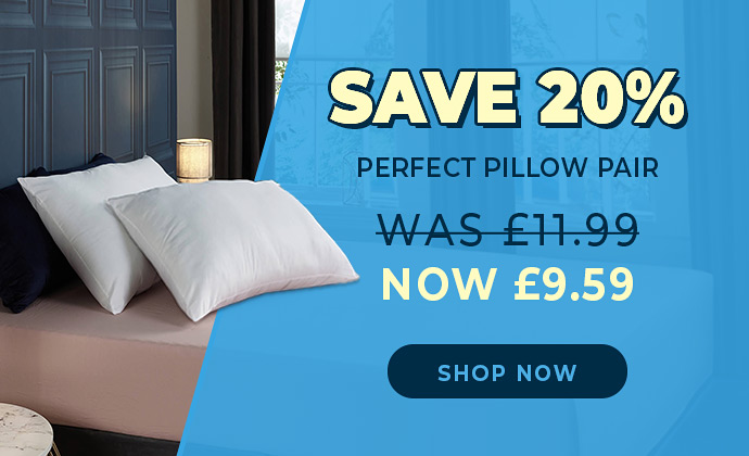 Rest Easy with 20% Off Duvets & Pillows – Limited Time!